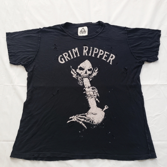 ‼️SOLD‼️ UNIF Grim Ripper Distressed black - Picture 4 of 12